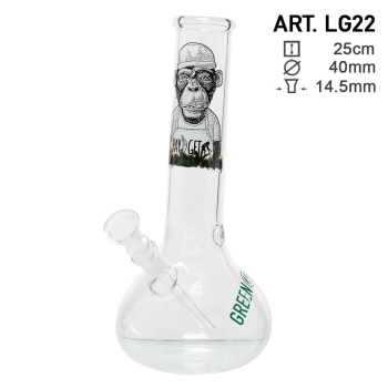 Glas Bong Greenline ca. 25cm